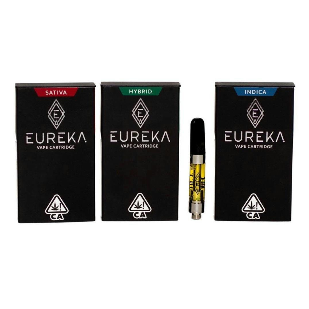 Eureka 500mg DISTILLATE HYBRID THC Cartridge
